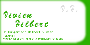 vivien hilbert business card